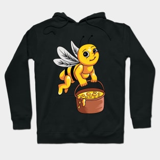 Bee Carrying Honey Pot Hoodie